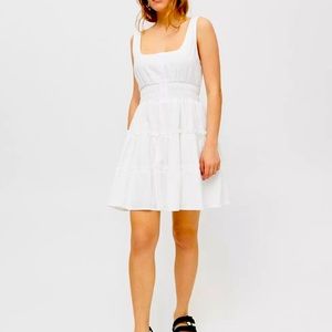Urban outfitters, white mini dress